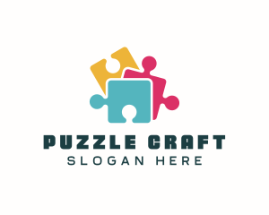 Kindergarten Jigsaw Puzzle  logo design