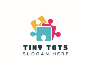 Kindergarten - Kindergarten Jigsaw Puzzle logo design