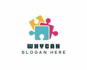 Problem Solving - Kindergarten Jigsaw Puzzle logo design