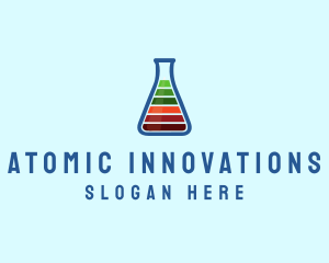 Scientific Test Tube logo design