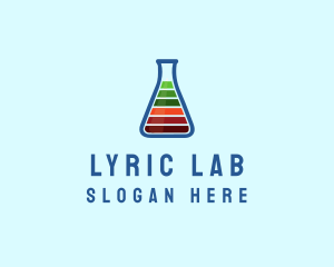 Scientific Test Tube logo design