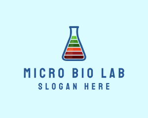 Scientific Test Tube logo design