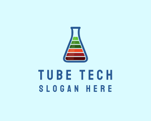 Tube - Scientific Test Tube logo design