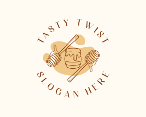 Condiment - Honey Jar Syrup logo design