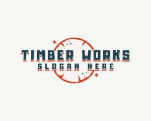 Arborist Wooden Camp logo design