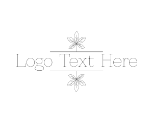 Home Decor - Elegant Leaves Style logo design