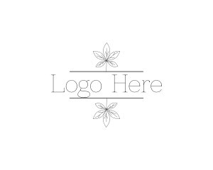 Elegant Leaves Style Logo