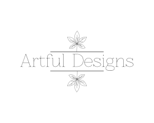 Elegant Leaves Style logo design