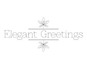 Elegant Leaves Style logo design