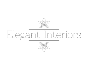 Elegant Leaves Style logo design