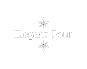 Elegant Leaves Style logo design