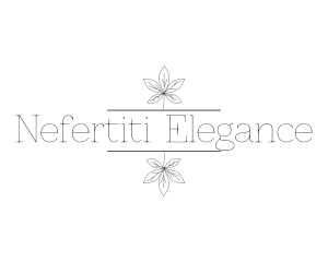 Elegant Leaves Style logo design