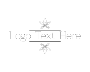 Interior - Elegant Leaves Style logo design