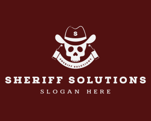 Cowboy Skull Saloon logo design