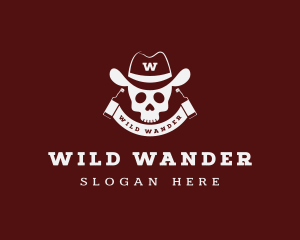 Cowboy Skull Saloon logo design