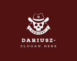 Texas - Cowboy Skull Saloon logo design