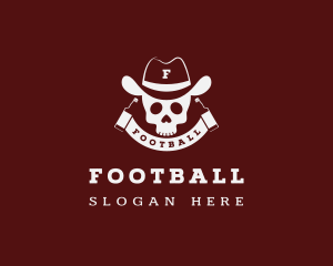 Western - Cowboy Skull Saloon logo design