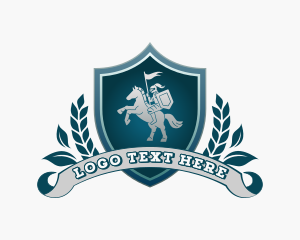 Soldier - Royal Knight Crest logo design