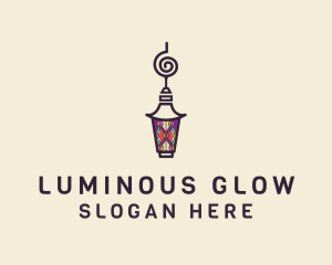 Lantern - Stained Glass Lantern logo design