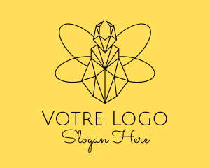 App - Modern Geometric Bug logo design