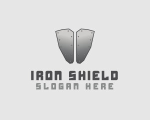 Armor - Silver Metal Armor logo design