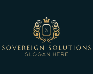 Sovereign - Luxury Shield Crown logo design