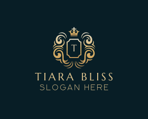 Luxury Shield Crown logo design