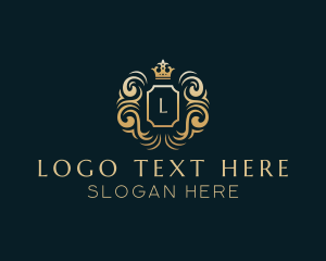 Sovereign - Luxury Shield Crown logo design