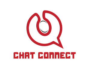 Chat - Spoon Chat Bubble logo design