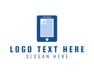 Software - Digital Mobile Document logo design