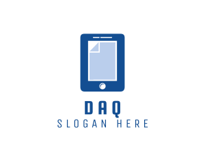 Software - Digital Mobile Document logo design