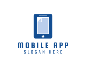 Software - Digital Mobile Document logo design