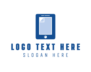 Expert - Digital Mobile Document logo design