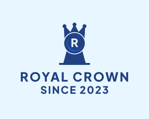 Crown Key Lock logo design