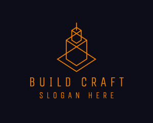 Orange Building Architect logo design