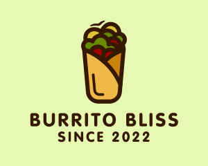 Burrito - Mexican Burrito Wrap logo design