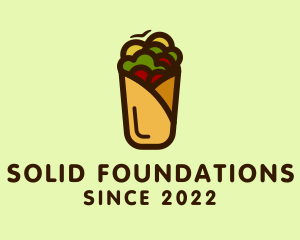 On The Go - Mexican Burrito Wrap logo design