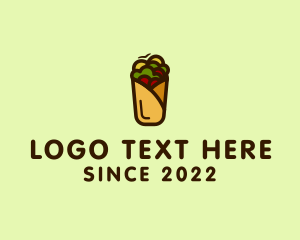 Pita - Mexican Burrito Wrap logo design