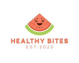 Happy Fresh Watermelon logo design