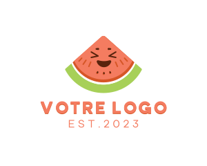 Image - Happy Fresh Watermelon logo design