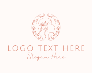 Floral Woman Wellness Logo