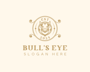 Bull Steakhouse Saloon logo design