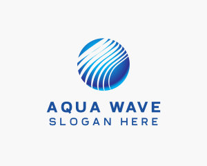 Globe Wave Technology logo design