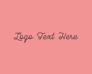 Lettering - Curvy Elegant Business logo design