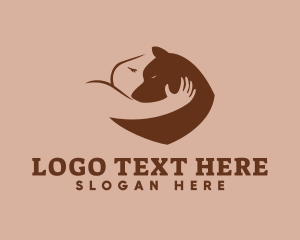 Dog House - Dog Pet Veterinary logo design