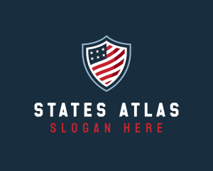 American Patriotic Shield logo design