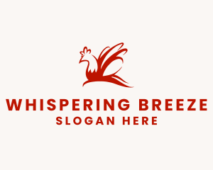 Red Chicken Wings logo design