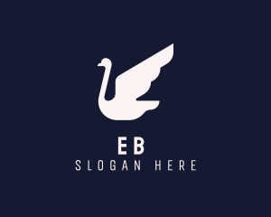 Majestic - Majestic Swan Bird logo design