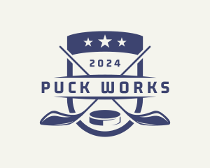 Puck - Hockey Sports Team logo design