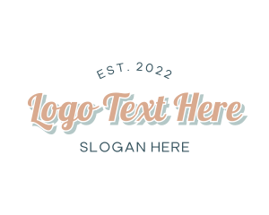 Clothing Line - Casual Boutique Style logo design